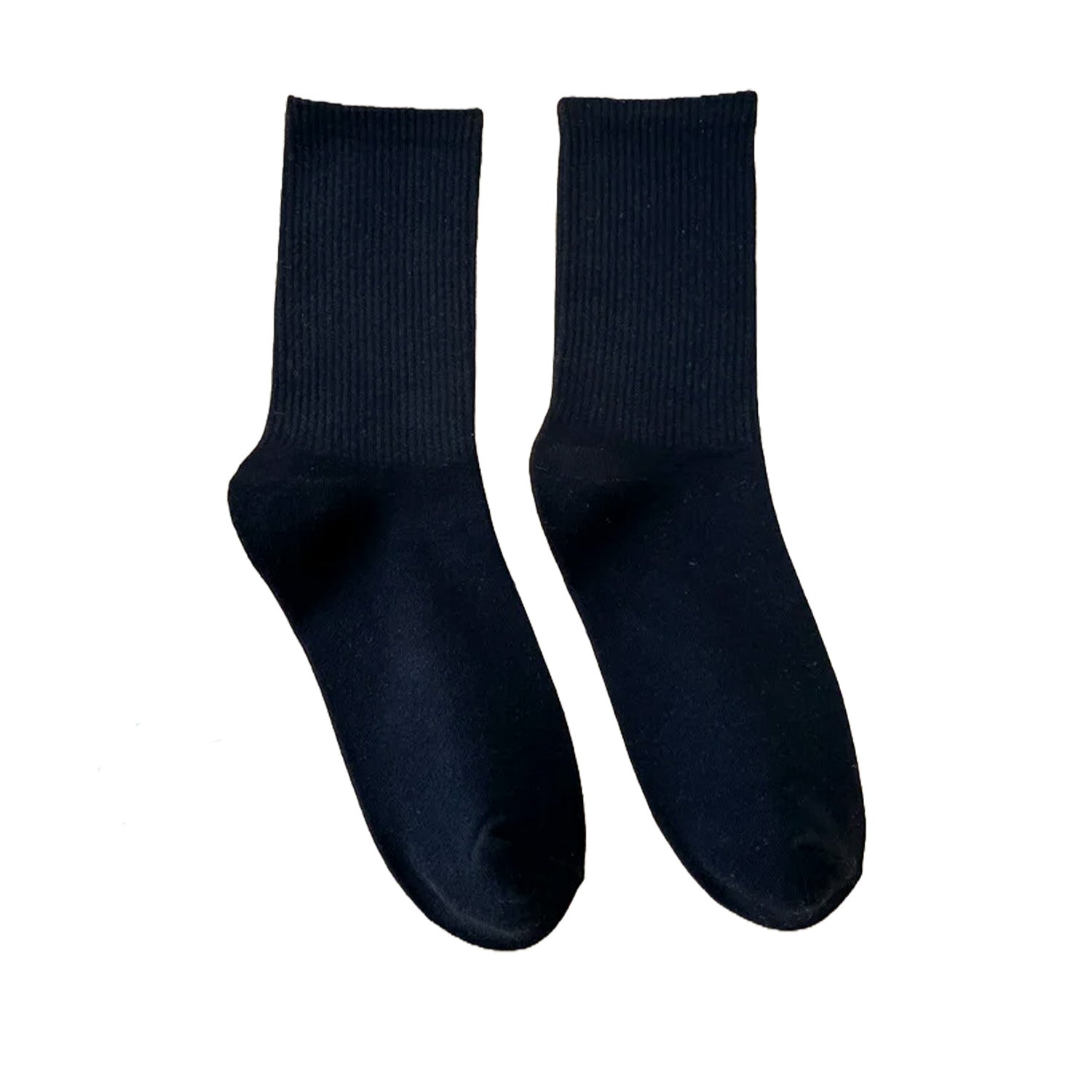 FLOOF Women's Basic Crew Sock in Black