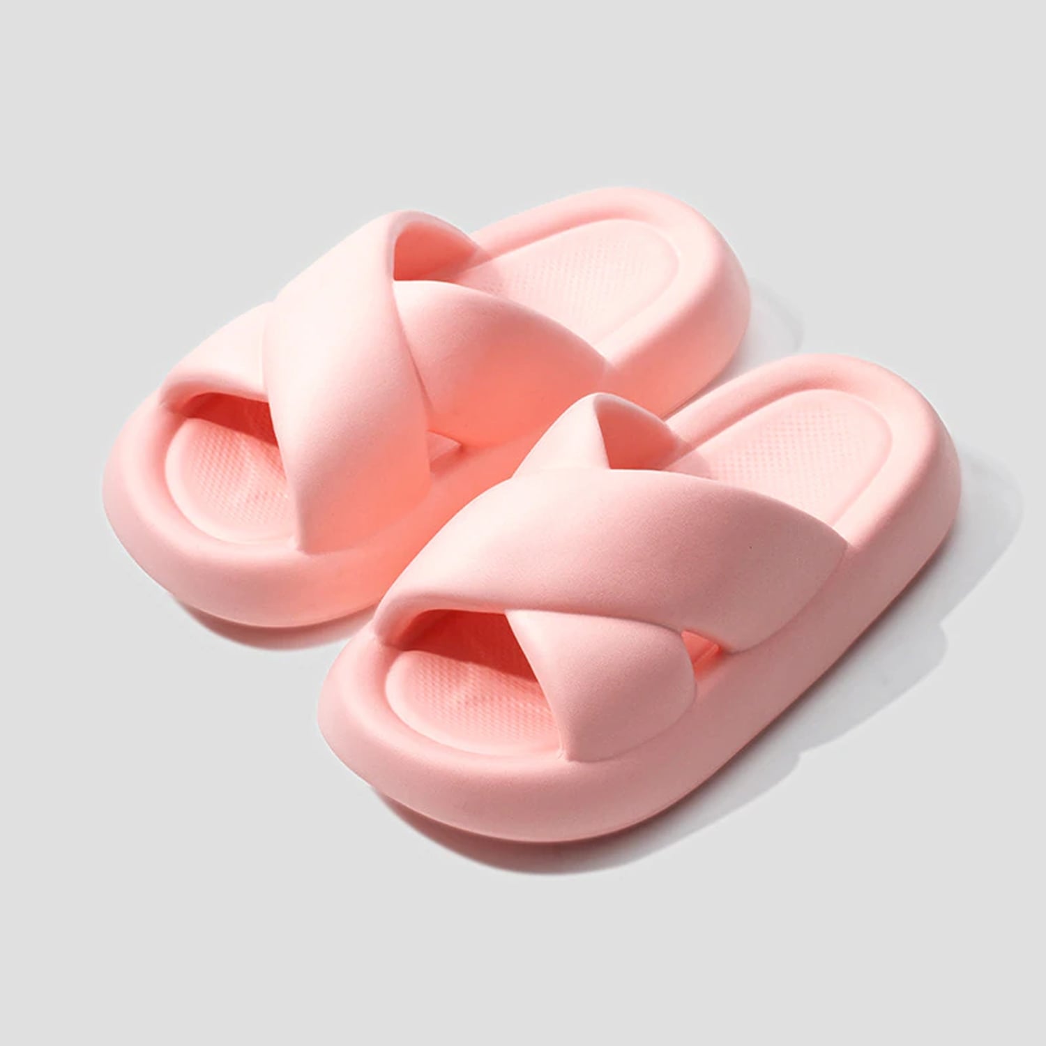 FLOOF Women's Puff Puff Slide in Pink