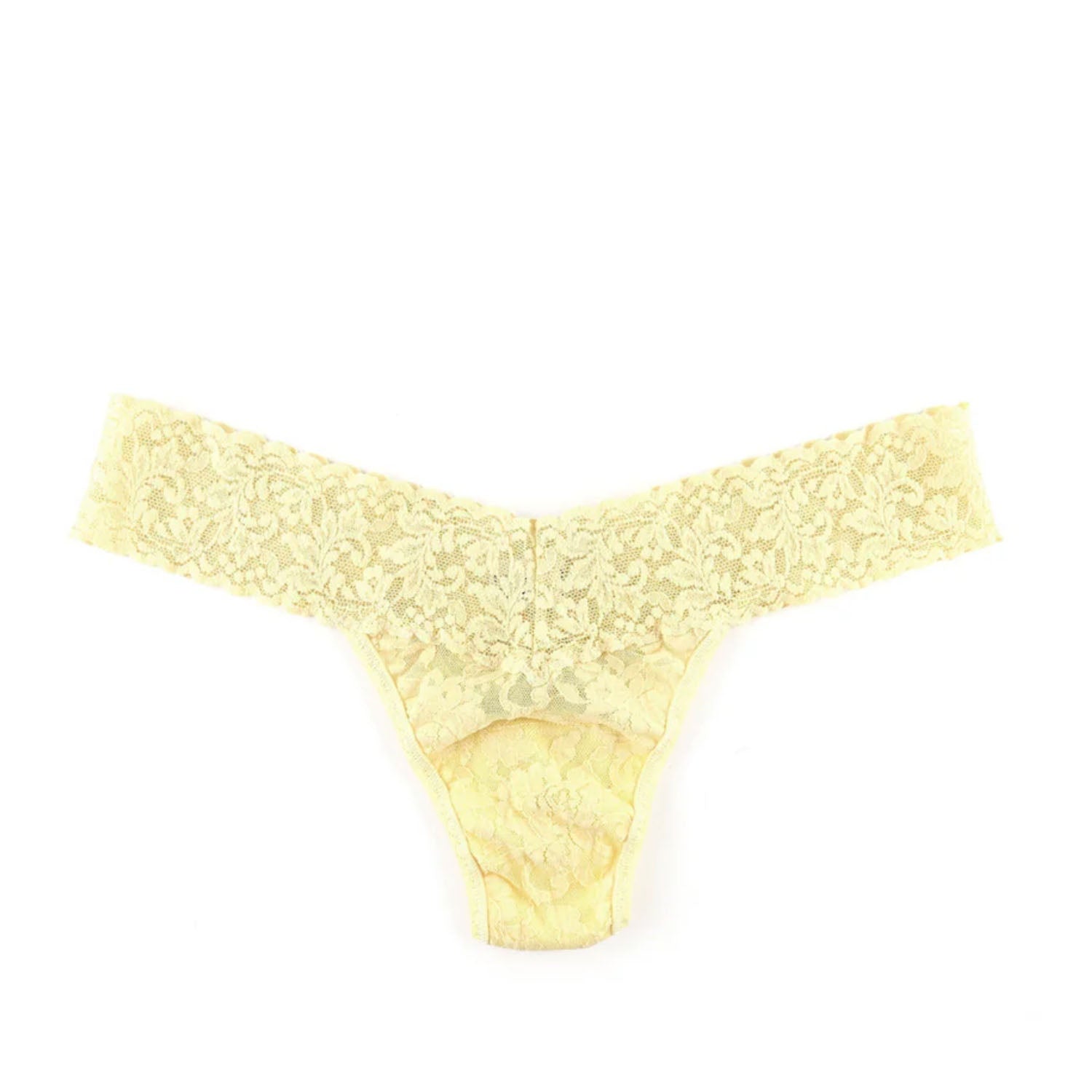 Hanky Panky Women's Low Thong in Shortcake Yellow