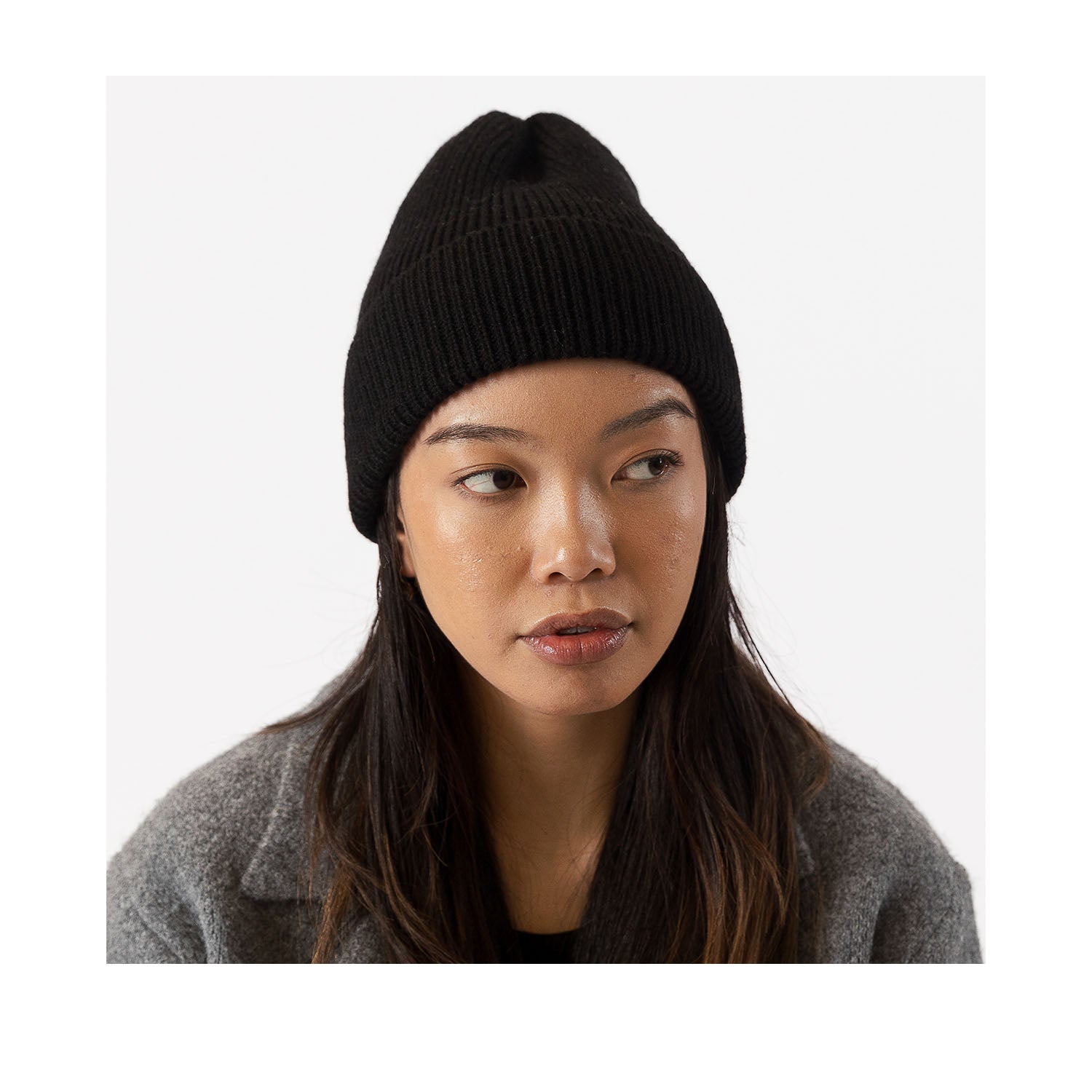 Lyla & Luxe Women's Rib Hat in Black