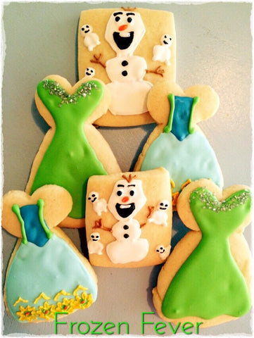 Birthday Cookies Tagged Frozen Fever Cookies The Cookie Lady Co