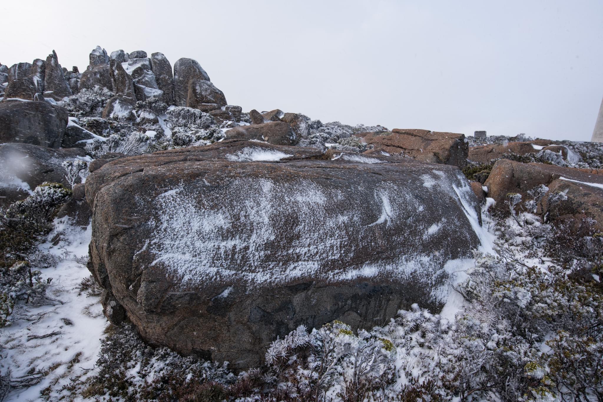 Snowy Rocks