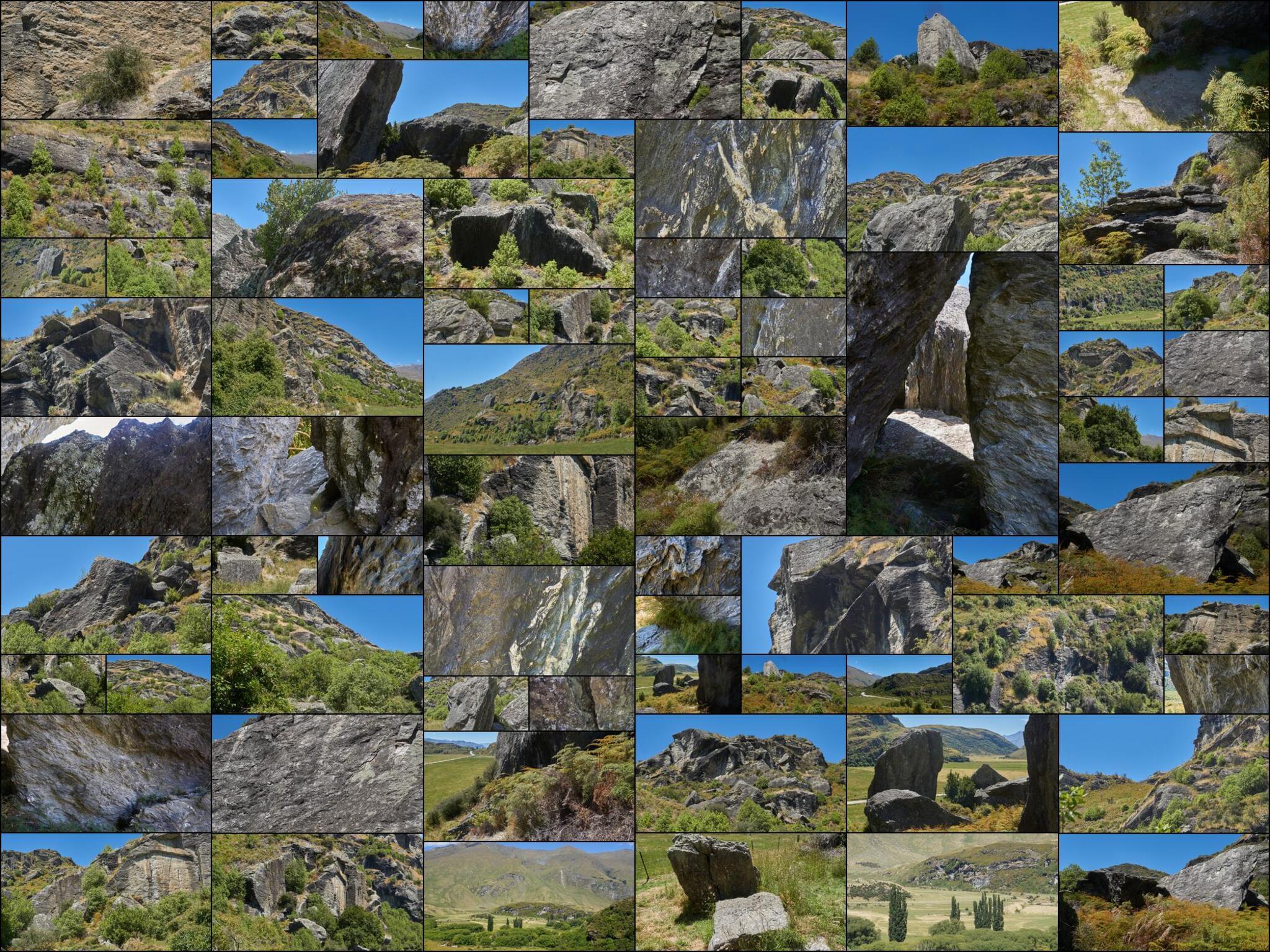 Angular Rock Climbing Cliffs