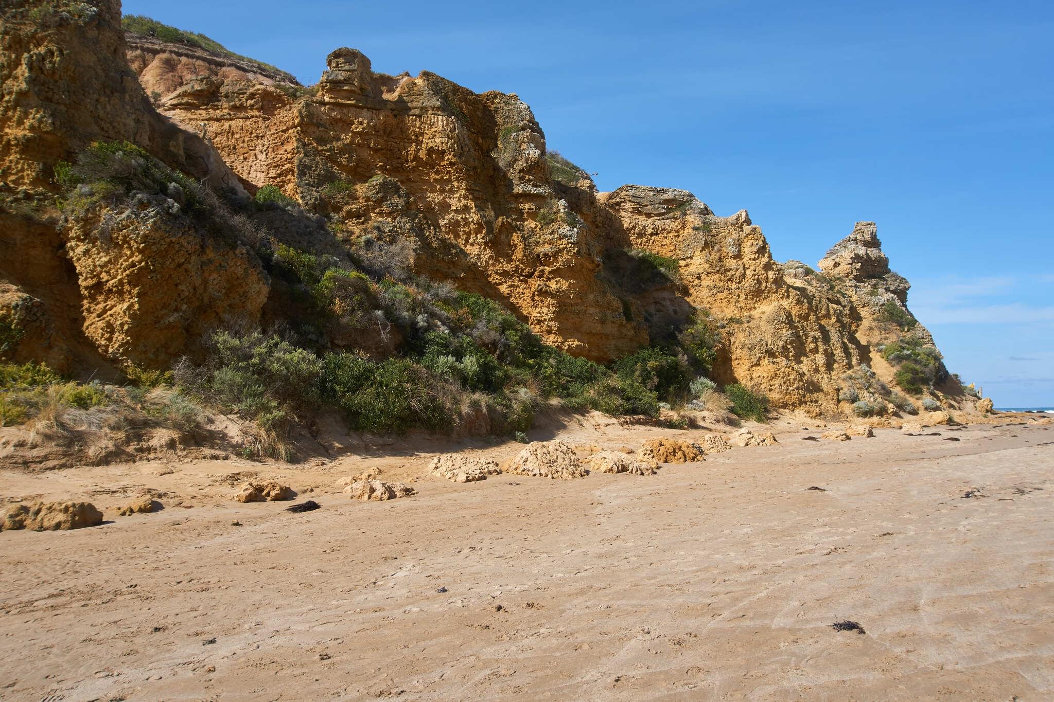 Eroded Sandstone Cliff