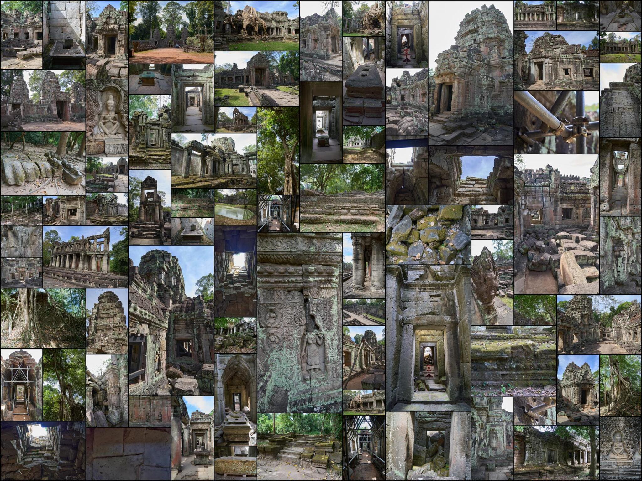 Khmer Ruined Elephant Library Temple