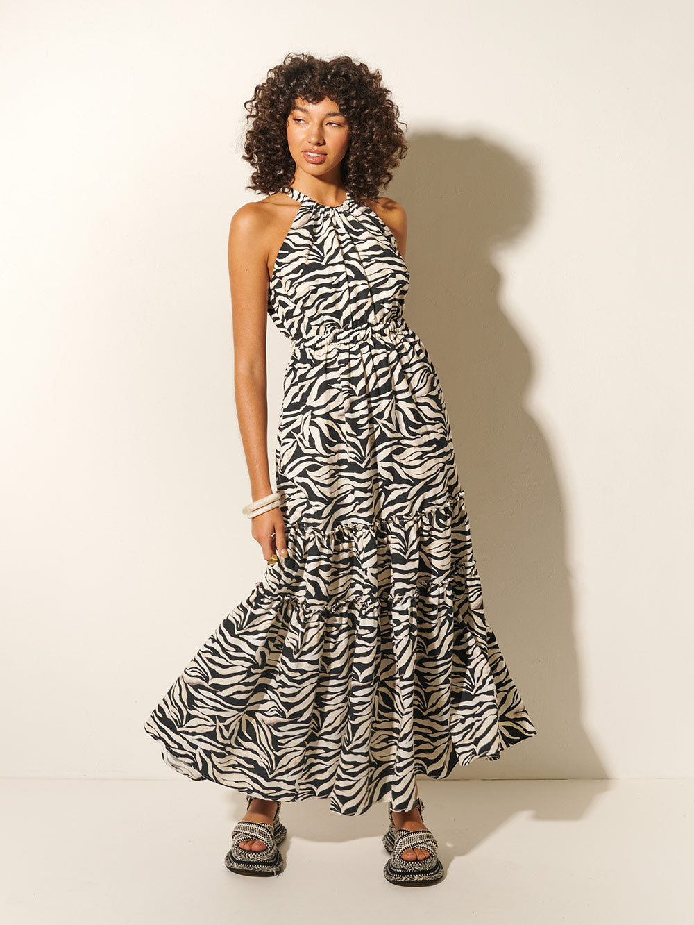 Zenya Halter Maxi Dress