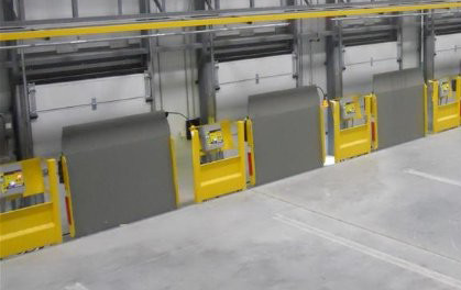 vertical loading dock levelers