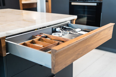 Drawer With Electrical Outlet 