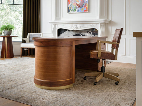 Walnut Custom Executive Desk