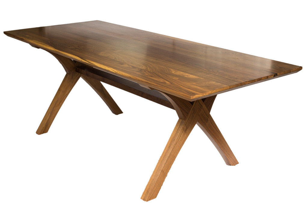 Solid Walnut Wood Dining Table Custom Furniture From San Diego