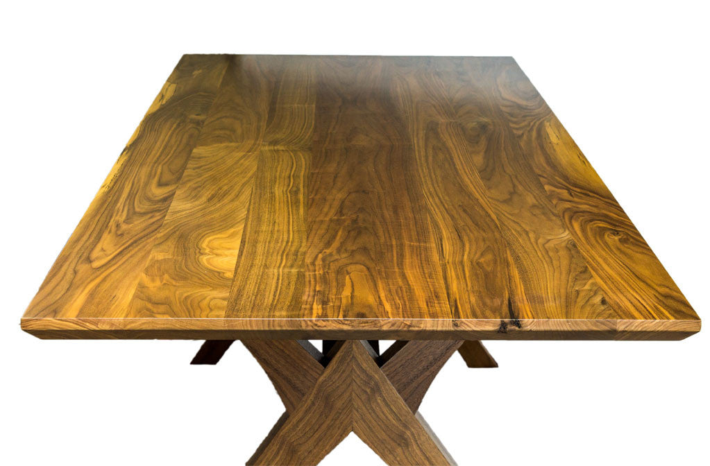Solid Walnut Wood Dining Table Custom Furniture From San Diego