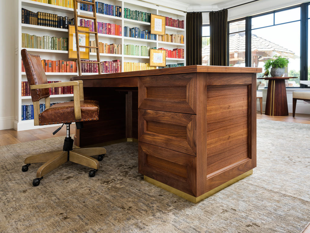 Barry Custom Executive Desk - Open Door Furniture