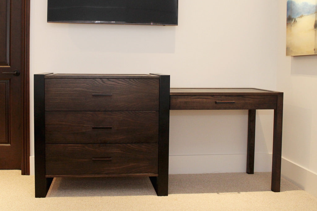 nightstand and dresser combo