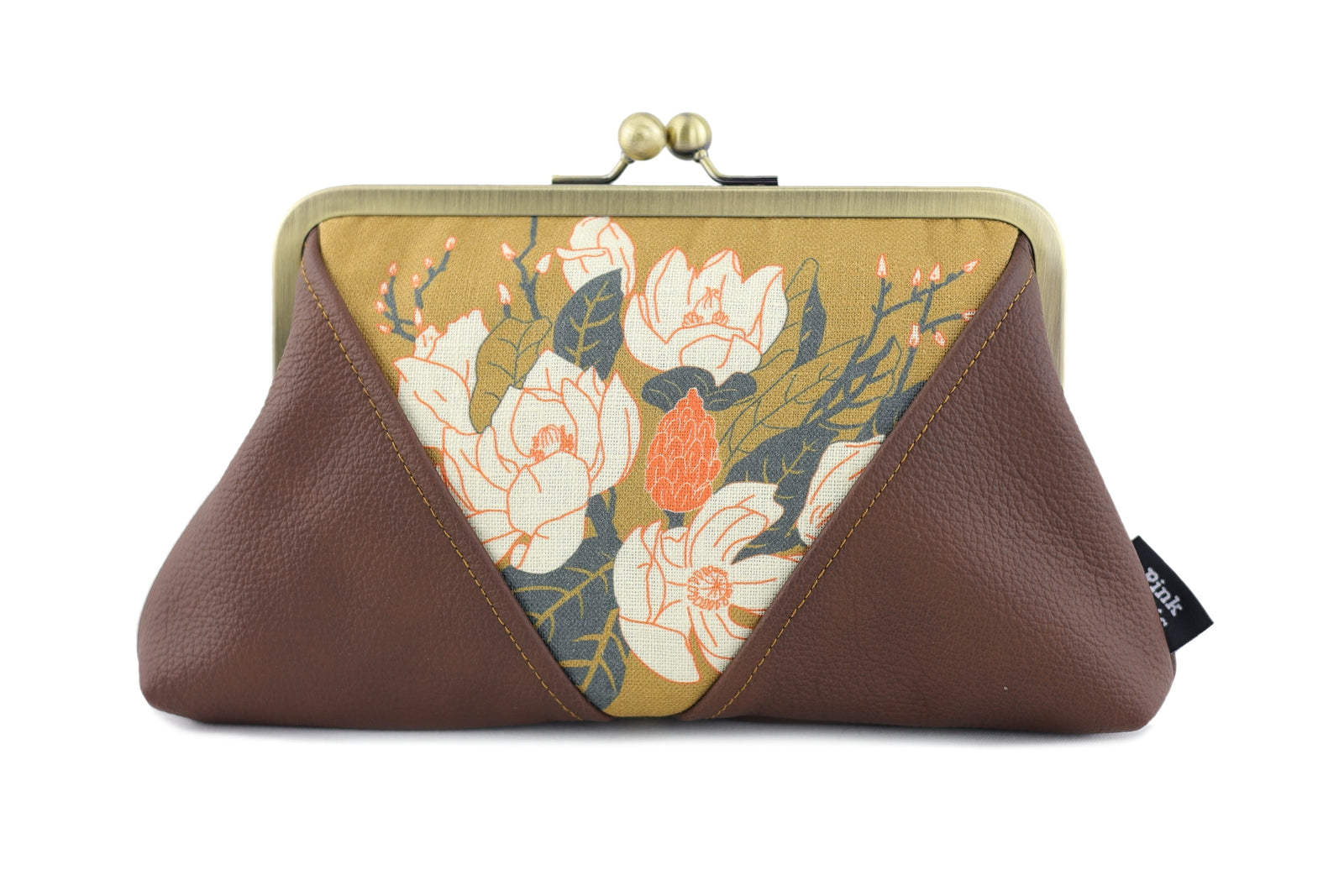 TED BAKER Kensen Ladies Tan Brown Leather Magnolia Detail Small Purse BNWT  | eBay