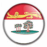 La Boutique de Macarons Île-du-Prince-Édouard badges aimants personnalisés drapeaux du Canada