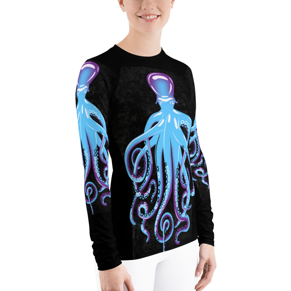 Download Octopus Women S Rash Guard Scuba Diving Addicts