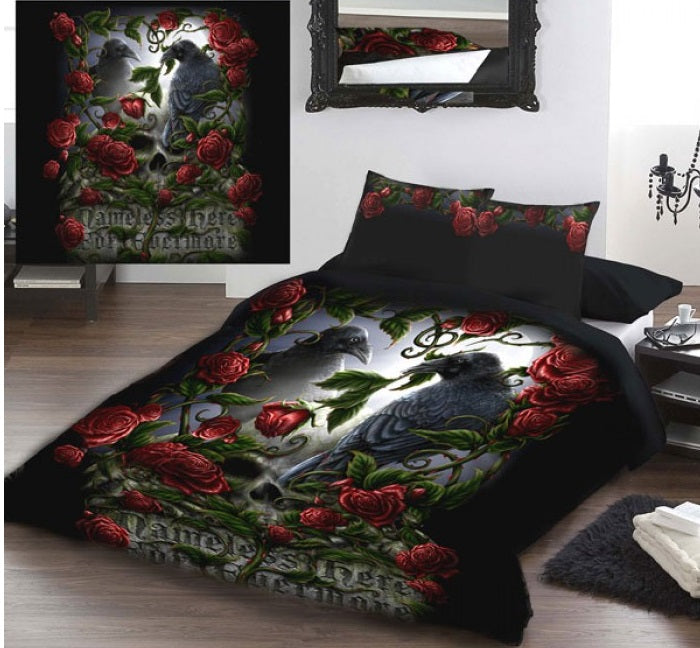 Linda M Jones Forevermore Uk King Size Bedding Set Midnight