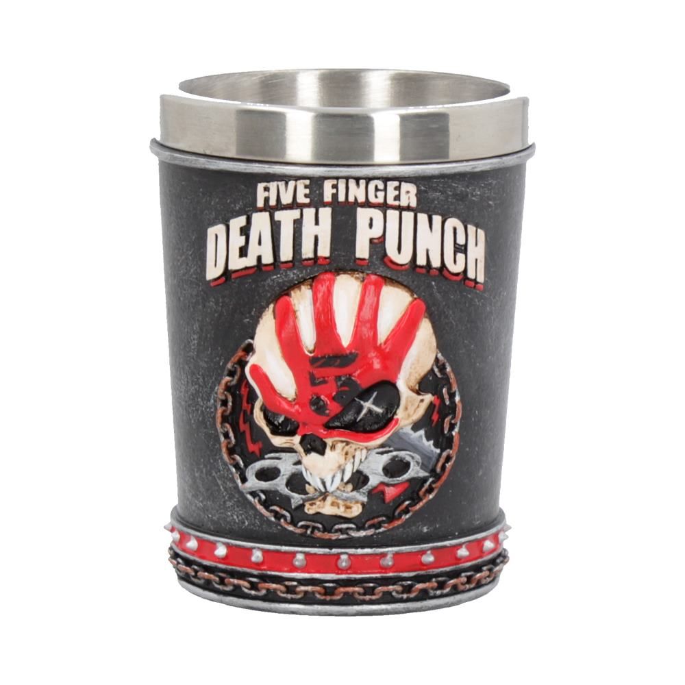 Five Finger Death Punch Shot Glass Officially Licensed Merch Midnight Rose Emporium Ltd