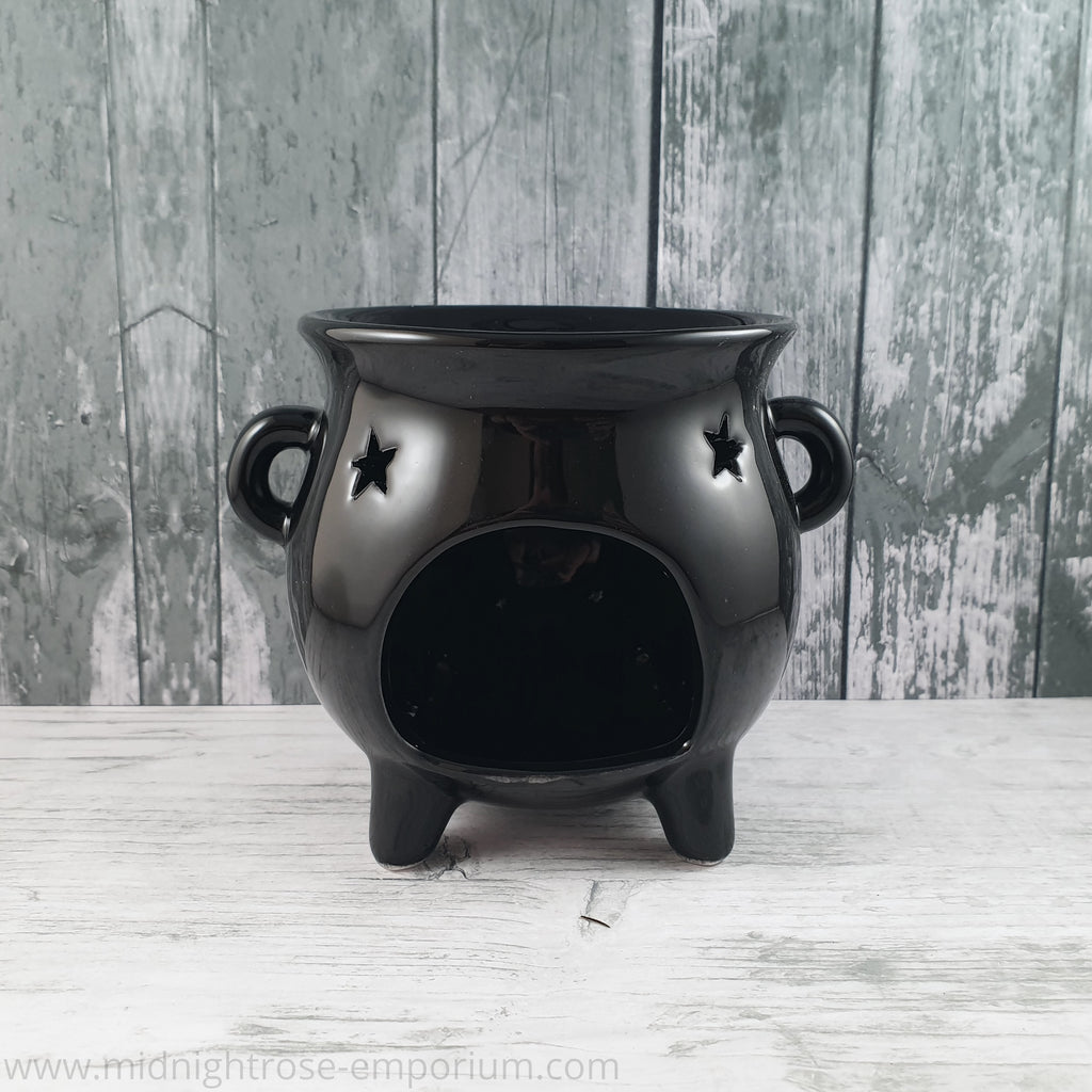 black wax burner