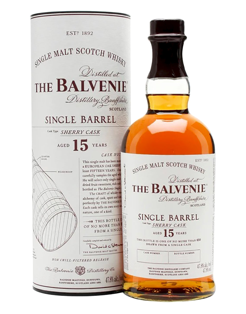 Balvenie 15 Year Old Sherry Cask Scotch