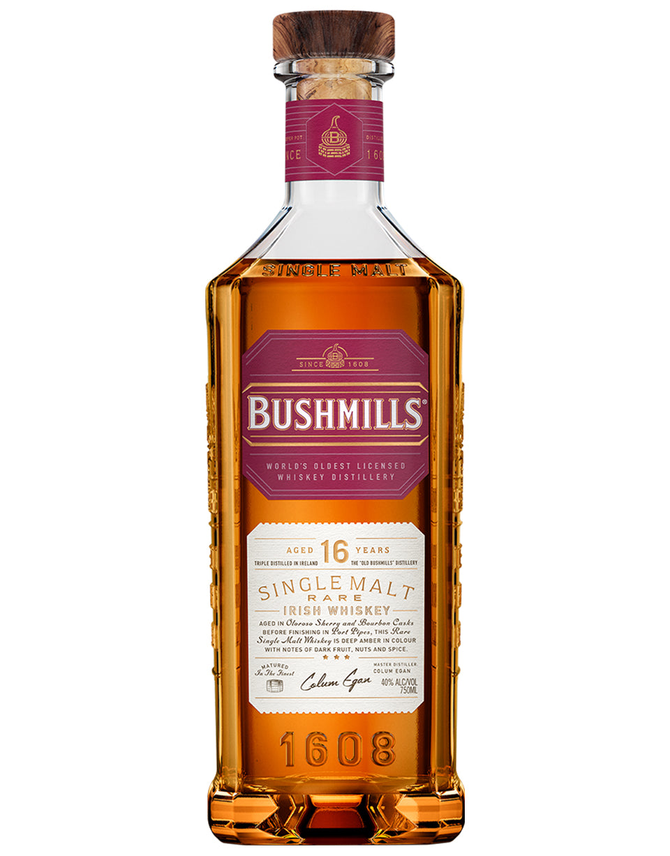 Bushmills 16 Year Old Single Malt Irish Whiskey