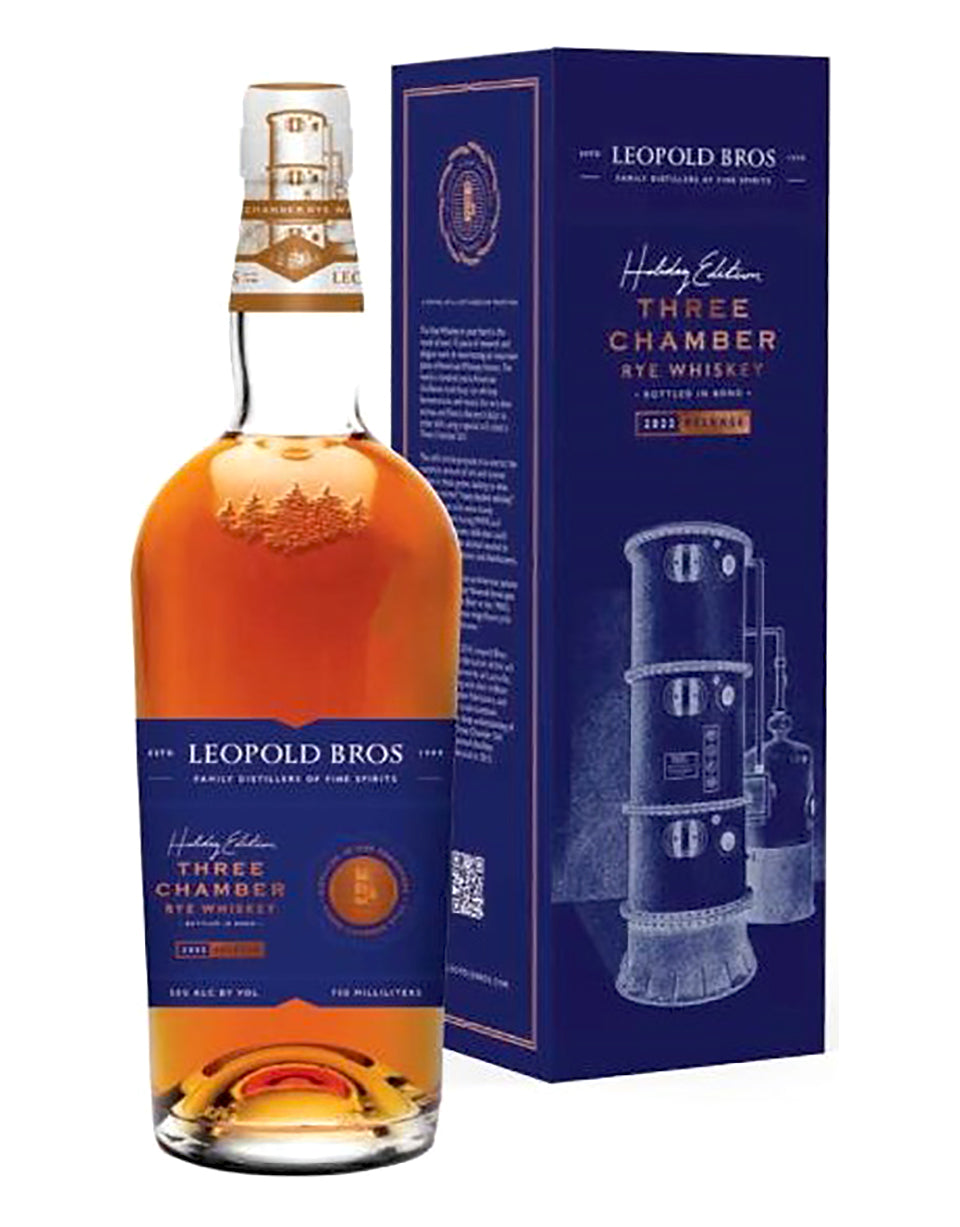 Leopold Bros Three Chamber Rye Holiday Edition Whiskey