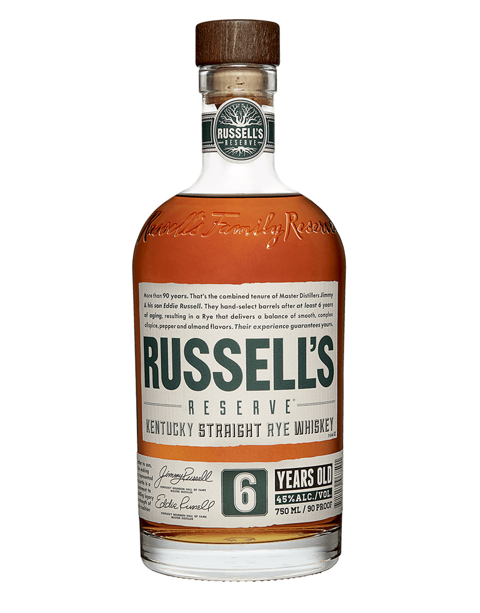 Russell's Reserve 6 Year Old Rye Whiskey