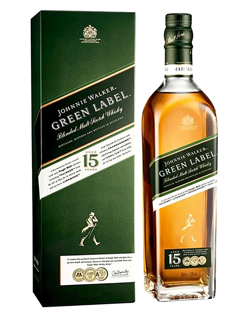 Johnnie Walker 15 Year Scotch Green Label