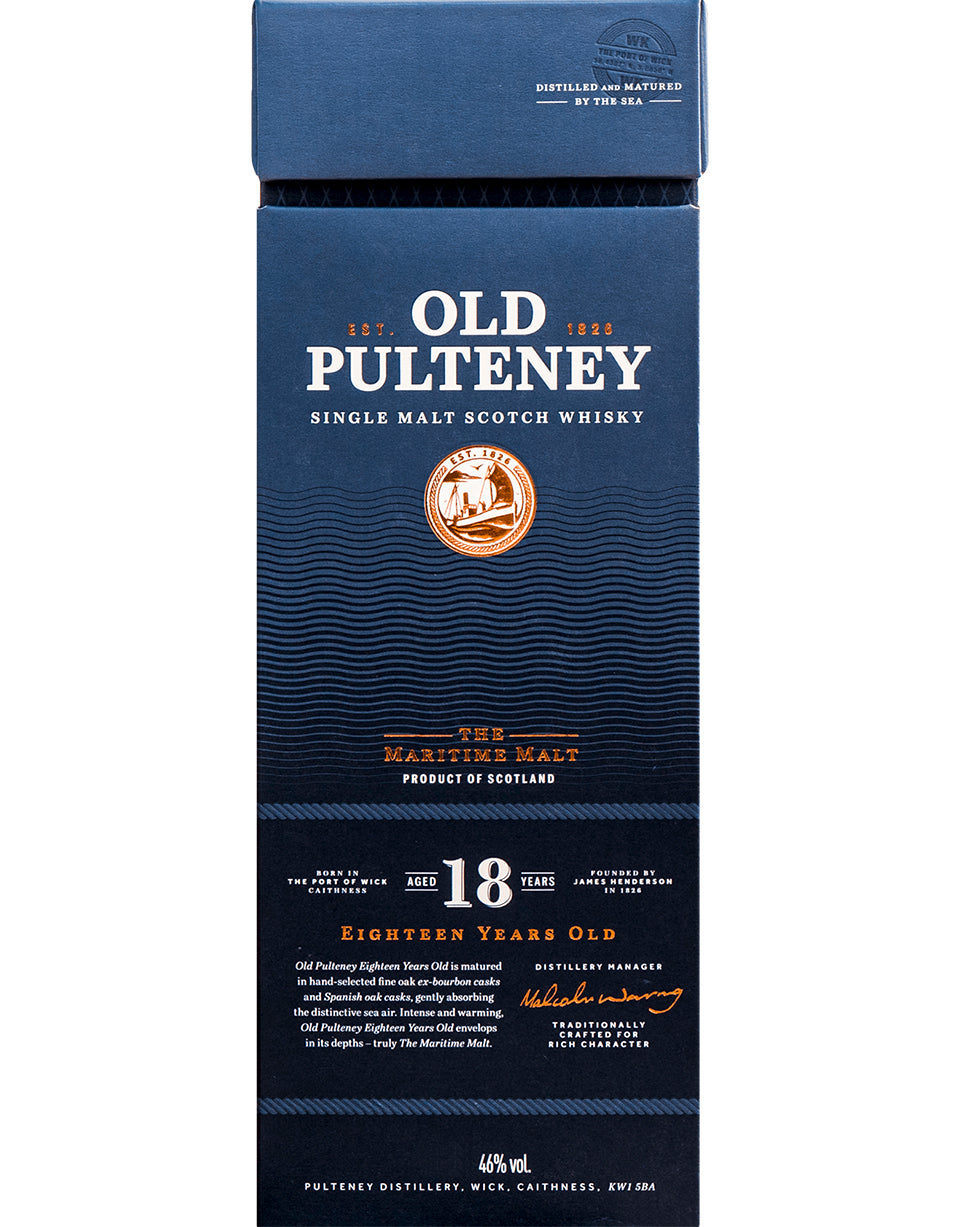 Old Pulteney 18 Year Old Scotch Whisky