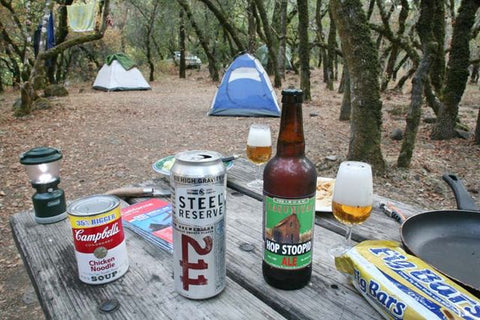 beer-camping-breakfast