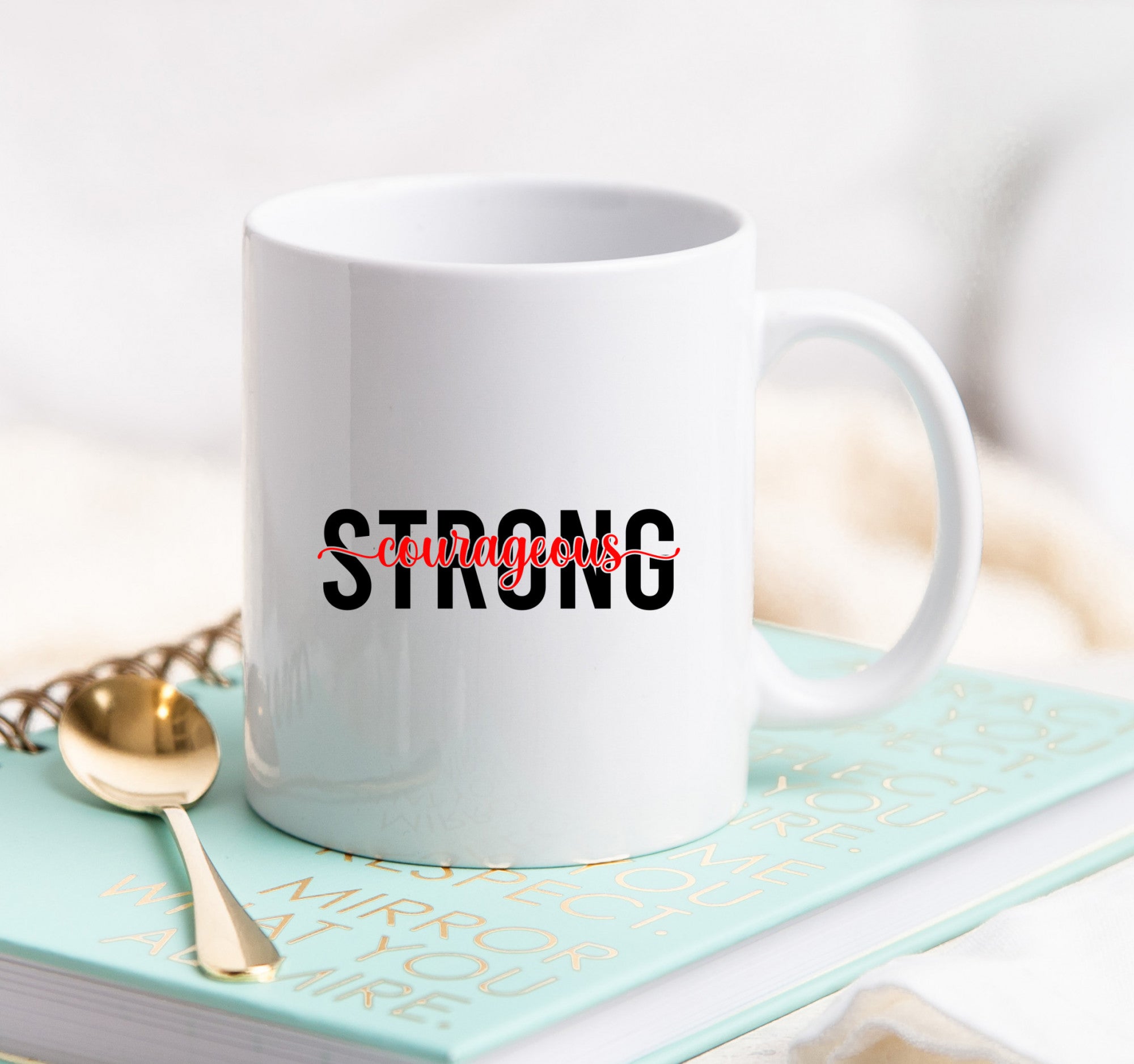 Strong and Courageous 15oz. Mug