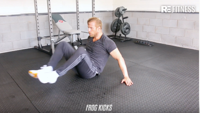 15 Minute Frog kicks workout for Burn Fat fast