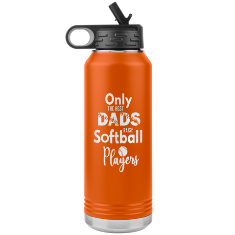 Softball Dad Water Bottle