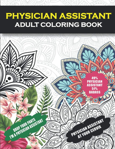 Physician Assistant Adult Coloring Book