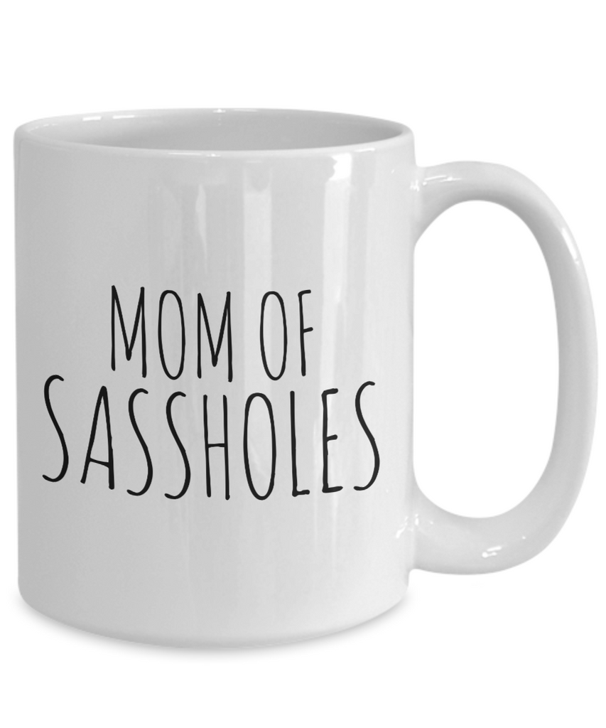 Coffee Mug Gifts For Mom - Mom Of Sassholes Ceramic Coffee Cup – Cute