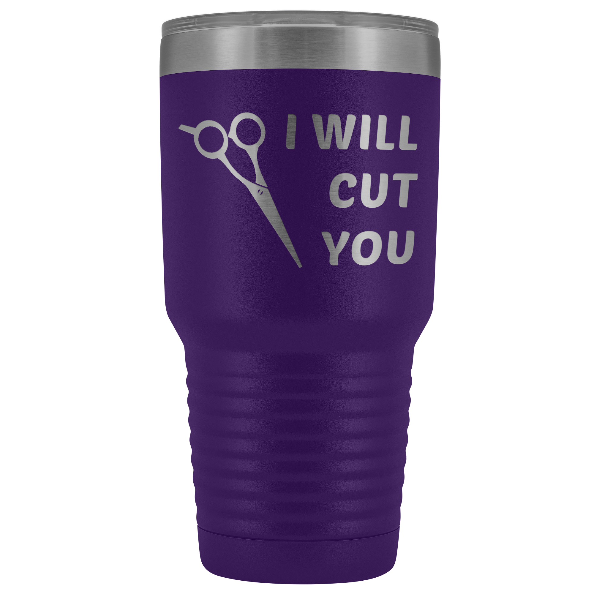 I Will Cut You Tumbler Hair Stylist Graduation Gift Cosmetologist Beautician Insulated Hot Cold Meta