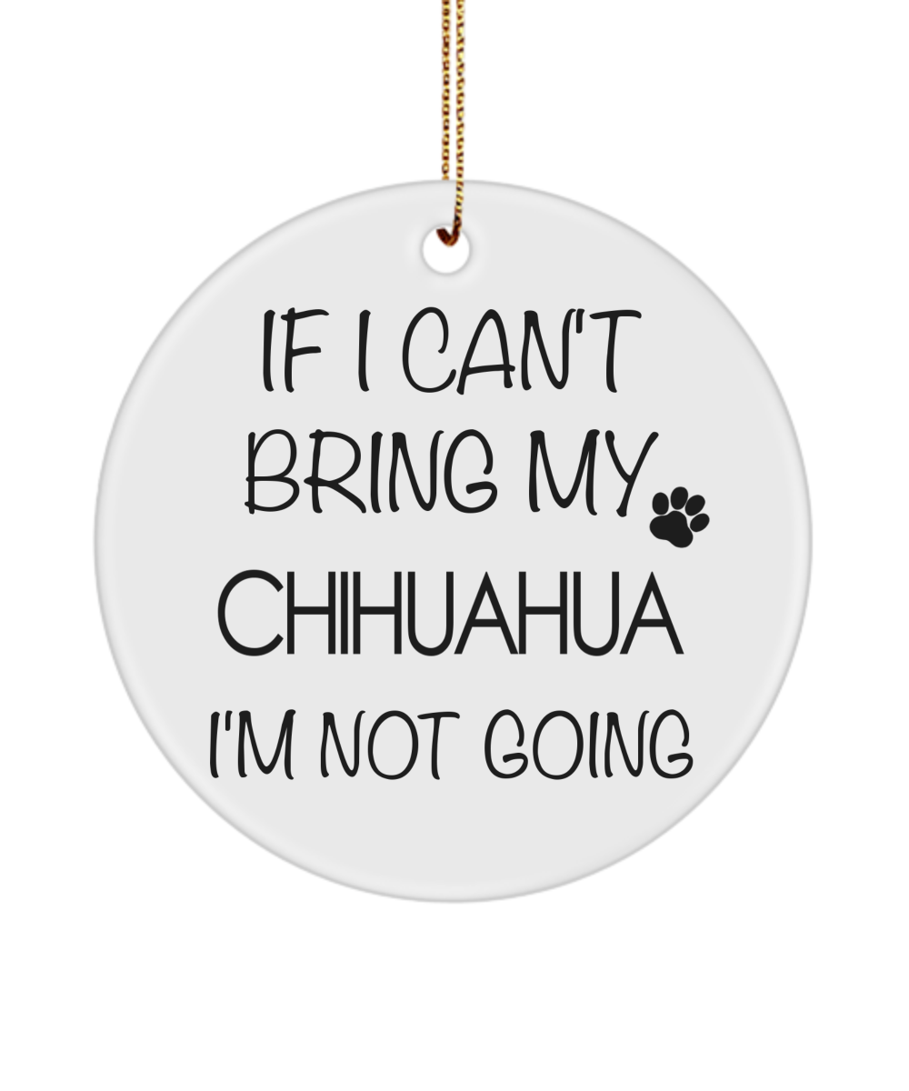 Chihuahua Ornament, Chihuahua Gift, Chihuahua Gifts, Chihuahua Dad, Long Hair Chihuahua, Chihuahua D