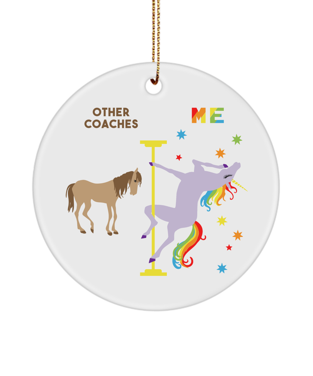 Cheer Coach Gift Soccer Coach Gifts Baseball Coach Rainbow Unicorn Chr –  Cute But Rude
