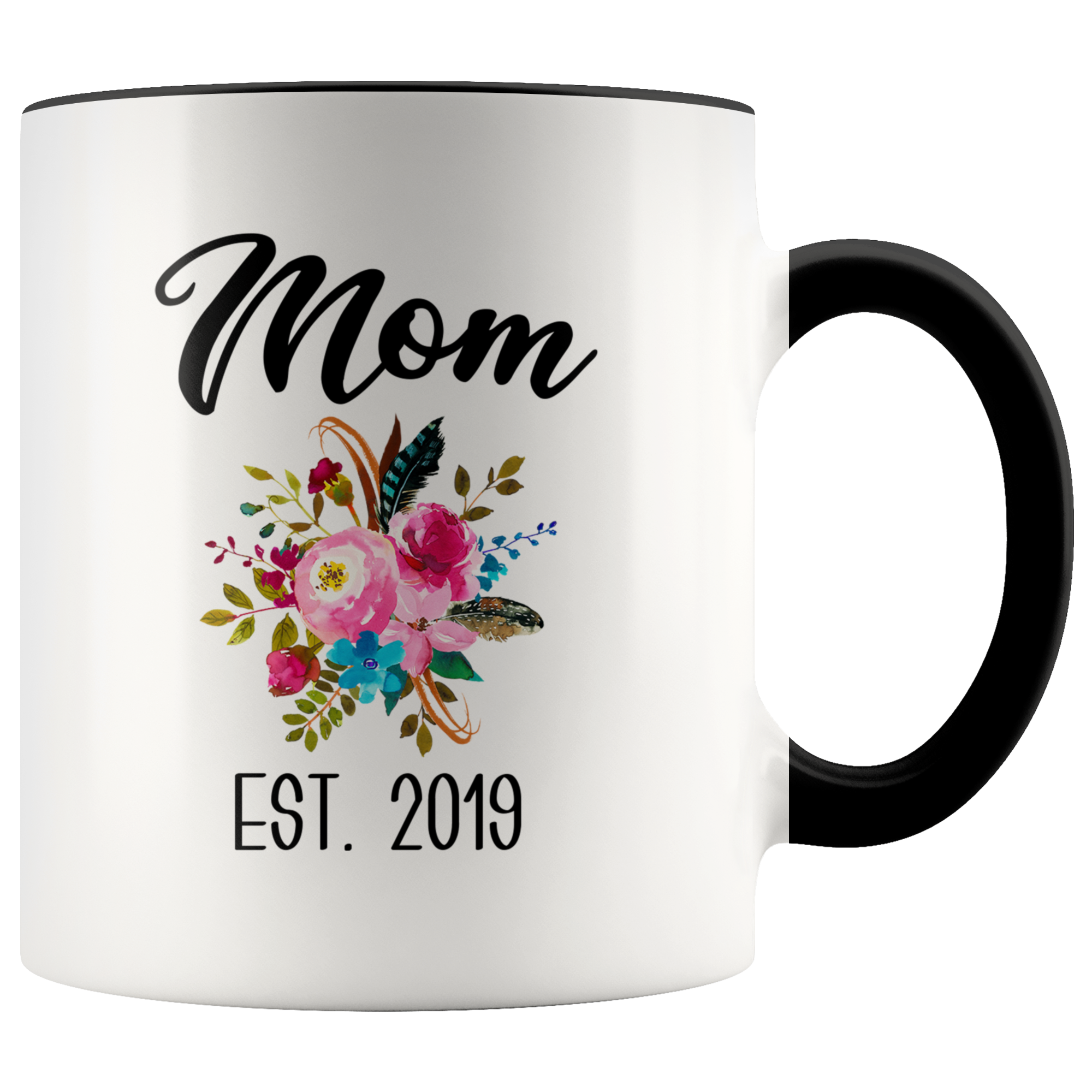 mom est 2019 mug