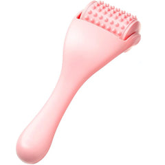 Pink silicone spiked body beauty roller