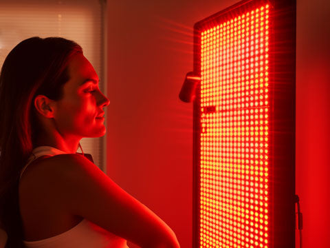Infrared red light photon therapy panel to tighten and firm skin on body and buttocks