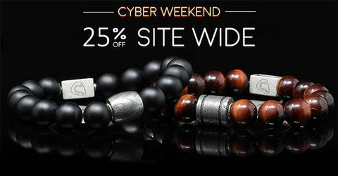 The Cadence Company | Handmade Men's Beaded Bracelets | Sterling Silver Jewelry | Men's Leather Bracelets