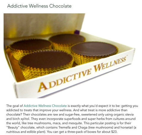 One Green Planet Addictive Wellness Chocolate