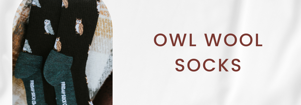 Owl Wool Socks