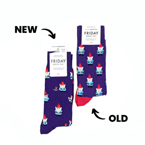 Gnome and Mushroom Socks