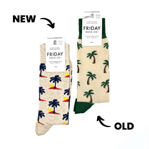 Palm Tree Socks