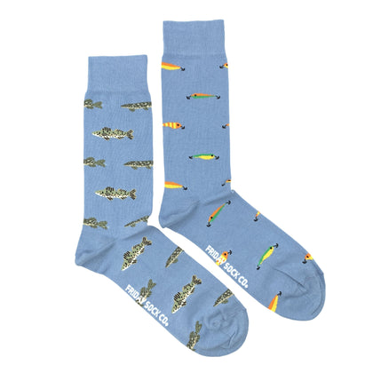 ThisWear Bass Fishing Gifts for Men and Women Life Is Better Fishing Print  Socks 1-Pair Novelty Crew Socks 