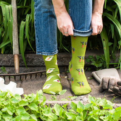 Flower Garden Socks  Floral Socks For Gardeners & Plant Socks