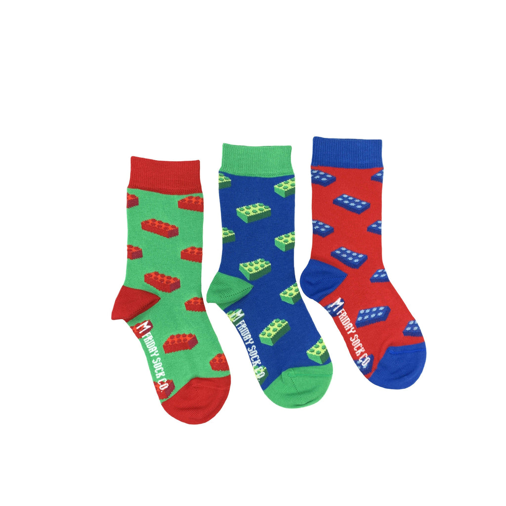 Kid's Happy Birthday Socks, Mismatched by Design