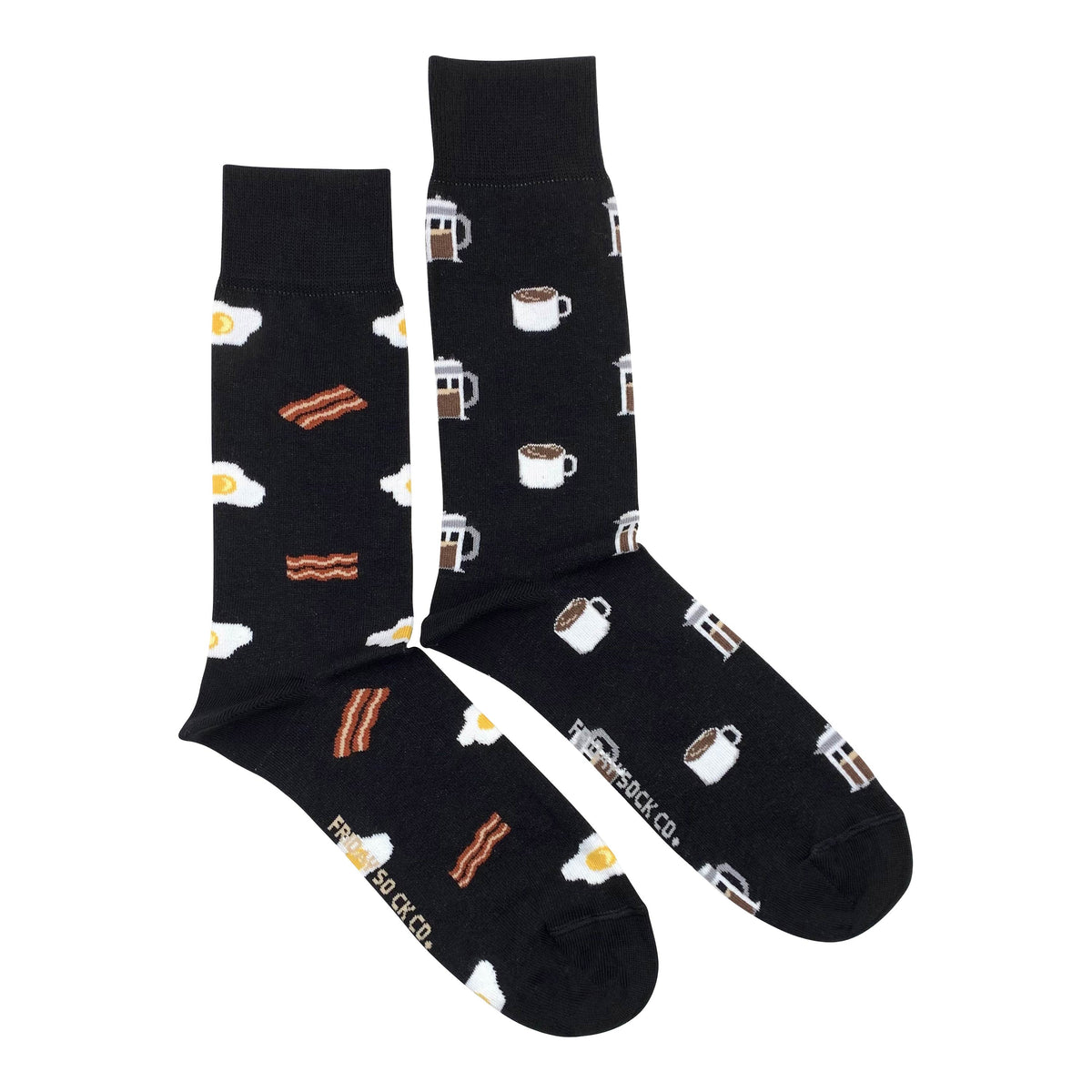 Men's Breakfast Socks | Mismatched by Design | Friday Sock Co.